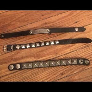 Marc Jacobs punk bracelets (set of 3)